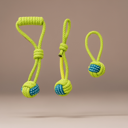 Natural Cotton Rope Dog Toy — Durable & Safe (3-Pack)