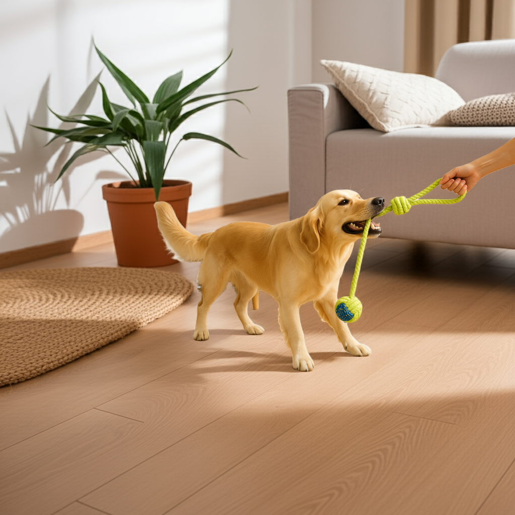 Natural Cotton Rope Dog Toy — Durable & Safe (3-Pack)